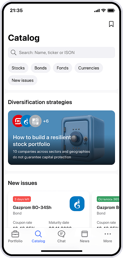 Access to investments